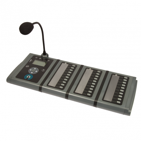 Microphone d'annonce col de cygne + 30 sélections, IP