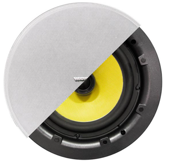 Plafonnier, LF kevlar 8 pouces + HF 1 pouce , 30W/8Ohms-20W/100V