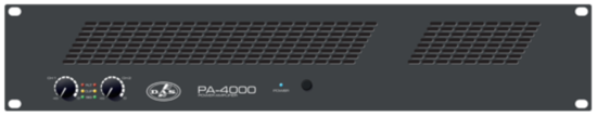 NS Amplificateur 2 canaux, 2100 W / 4 ohms, 2U, 230 V