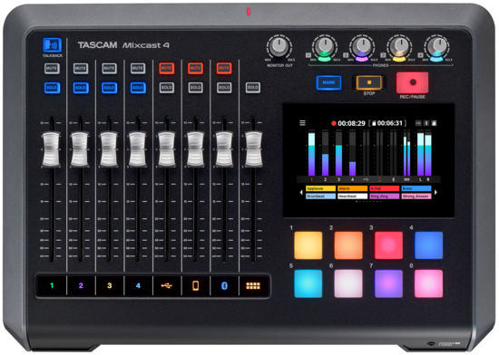 Mixer d'enregistrement de Podcast Tascam