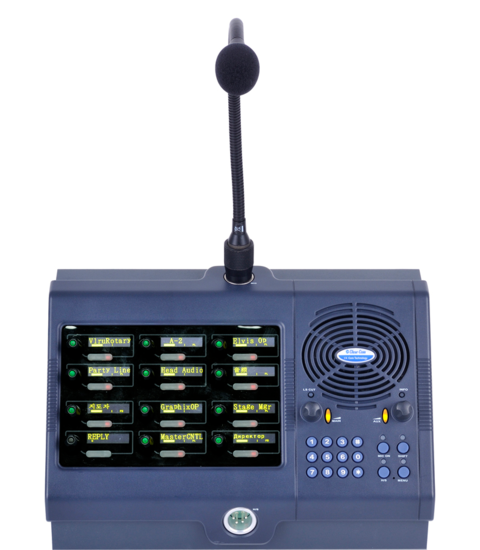 Panneau de table 12 touches Rotary- XLR4 Clear-Com V12RDDX4