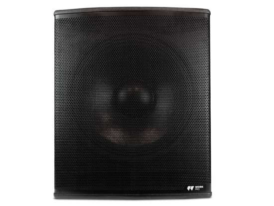 Caisson de basse passif IP54, LF 15 pouces+HF, 450W/8Ohms, noire 