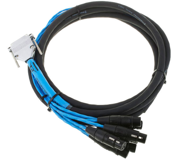 Cordon DigiSnake 3.6m - DB25-XLR (Femelle)