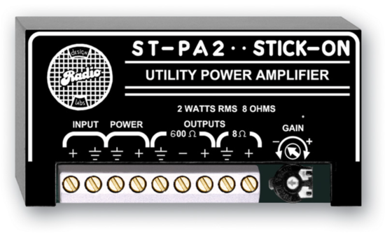 Amplificateur Audio Mono 2 W - RDL ST-PA2