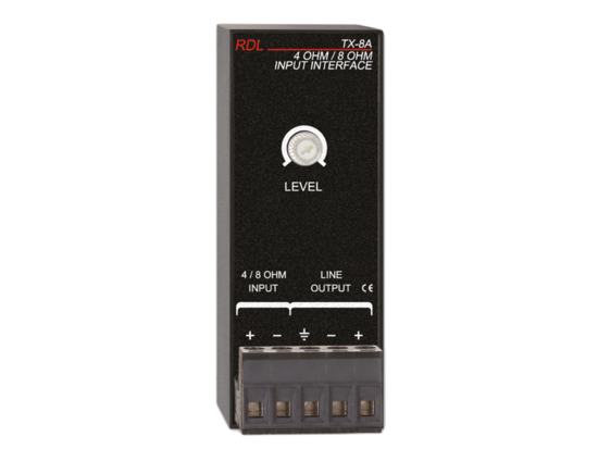 Interface d entrée - RDL TX-8A