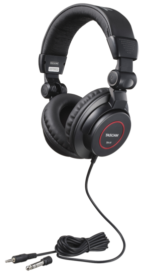 Casque studio, pliable, fermé, Impédance 32 Ohms Tascam