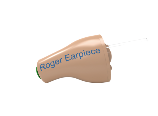 Oreillette numérique 2,4 GHz "marron" Roger Phonak - 2ème génération+