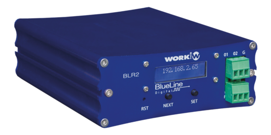 Récepteur IP Line stereo, 1 GPI, 1 GPO, BlueLine - WORK BLR 2 MK II