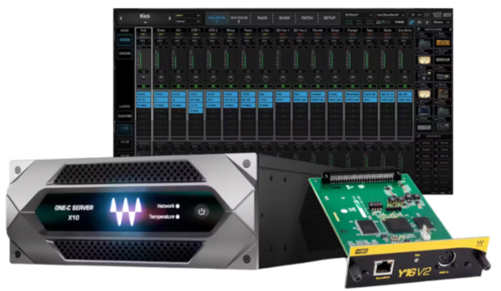 Pack Yamaha WSG-Y16 I/O Serveur SG ONE-C+Switch +Cat6 +1 an Waves Ess