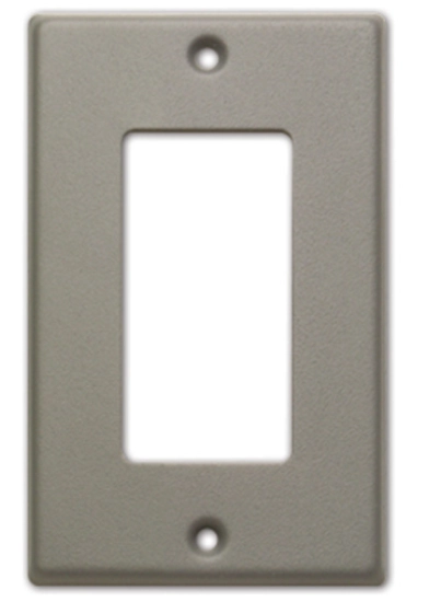 Couvercle enjoliveur un poste gris - RDL CP-1G