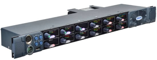 V-Serie IrisX panel 1RU 12 Rotary XLR7