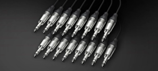 Cable 8x TRS 6,35 <> 8x TRS 6,35 5m