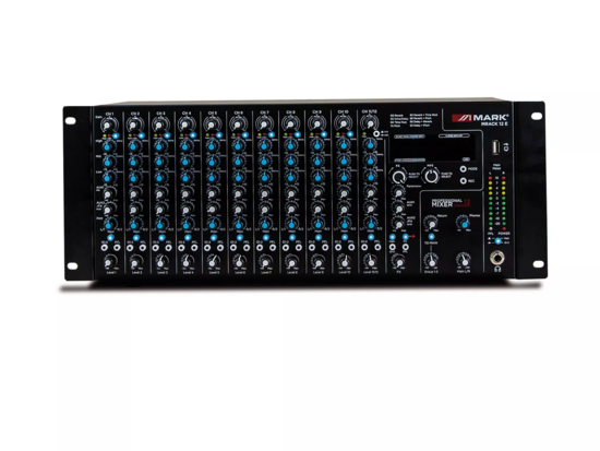Tables de mixage analogique 12 voies + 2 Aux + FX + USB et BT