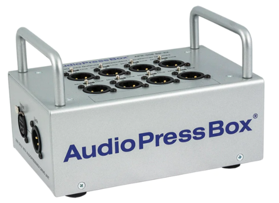 Expander portable 1xLink In/8xOut XLR, AudioPressBox