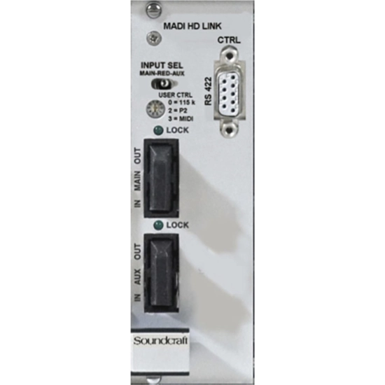 Carte Vi stage rack  - MADI HD optique