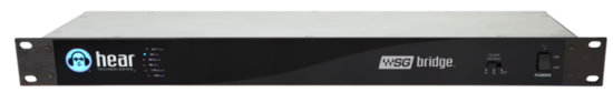 Convertisseur 1U WSG vers Dante 64x64 canaux