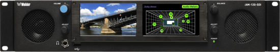 Moniteur 19 2U, 2 In 12G SDI SFP-SDIB, écran pour vidéo, Wohler