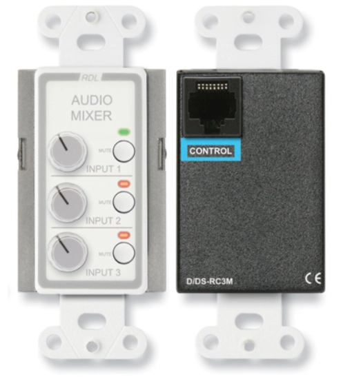 Plaque de contrôle de mélangeur audio - RDL D-RC3M