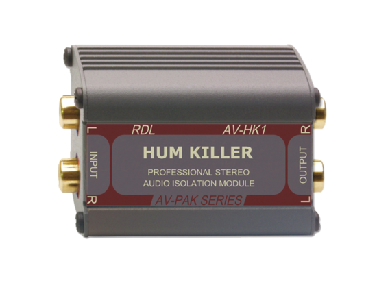 Isolateur Audio stereo RCA - RDL AV-HK1