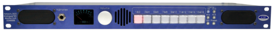 Monitoring 1U, 16 canaux DANTE, 8 stéréo analog, 8 AES, 1 SDI - CTP