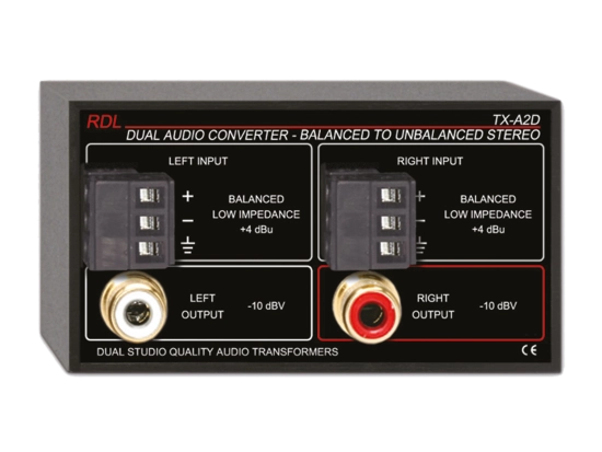 Double Convertisseur Audio - RDL TX A2D