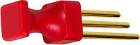 GVS323CRT, Pavé de connexion, TYPE 323, rouge Ghielmetti