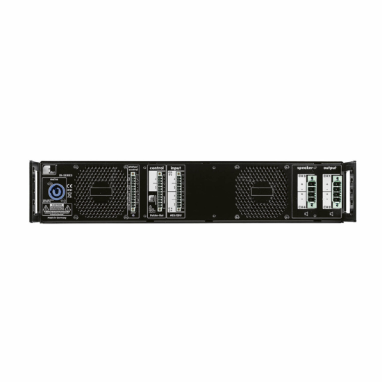 DI-4.1000 Ampli 4x1000W/4ohms, Connectique Euroblock, DANTE/AES/EBU