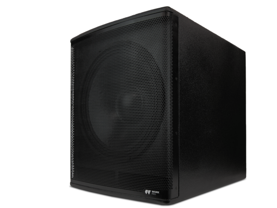 Caisson de basse passif IP54, LF 15 pouces+HF, 450W/8Ohms, noire 
