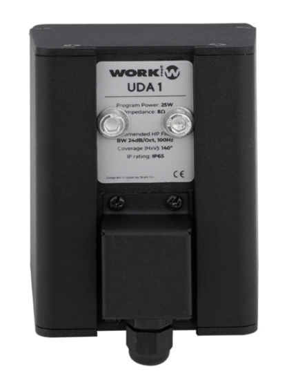 Enceinte large bande 1x2,75 pouces - 25W/8Ohms, IP65, noire