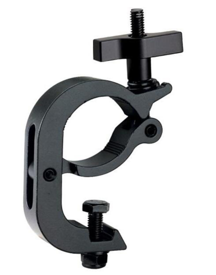 CROCHET NOIR CHARGE NOMINALE 250KG TUBE 48MM A 61MM M12