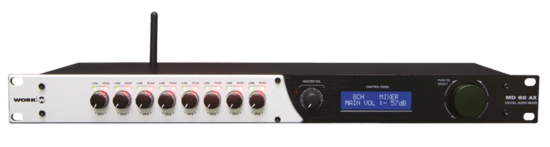 Mixer automatique 8 mic 2 out, contrôle via appli-WORK MD 82AXMKII