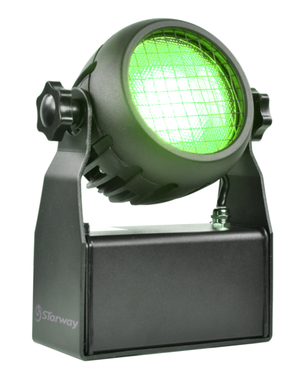 FLOODLITE HD- BLINDER 1 COB RGBW 200W CONNECTEUR SECTEUR + DMX INCLUS