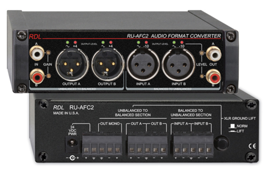 Convertisseur audio - RDL RU-AFC2