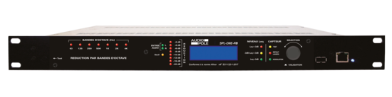 Limiteur par bande d'octave avec capteur - Audiopole SPL-ONE-FB
