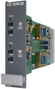 Interface 4 fils 2 canaux avec relais pour matrice - Clear-Com FOR-22