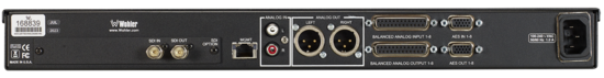 Ecran tactile 7", 8 audio AES ,analog. +2xIn 16 3G/HD-SD/SDI Wohler