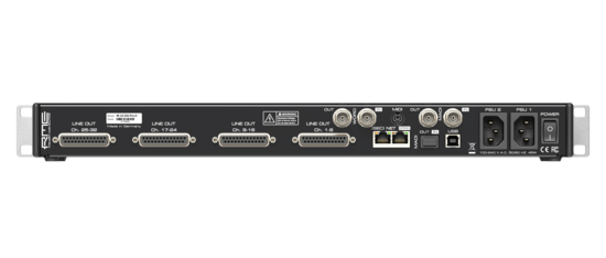 Convertisseur 32 canaux DA, MADI, AVB