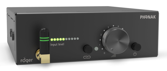 Base émetteur numérique Roger, adaptateur rack 19 Phonak