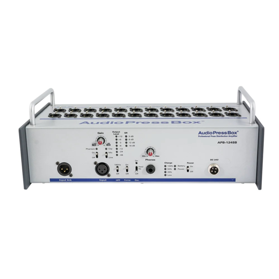 Boitier de presse portable 24 Out, AudioPress