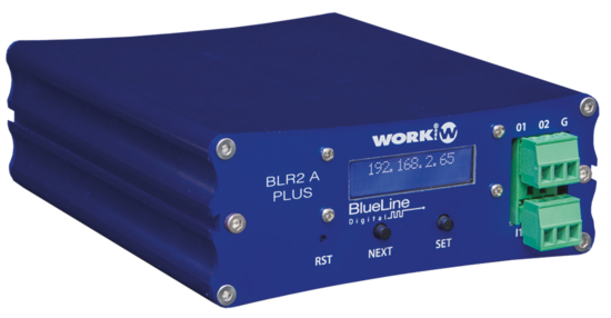 Récep. IP stereo , 2 sorties amp.  BlueLine - WORK BLR 2A PLUS MK II