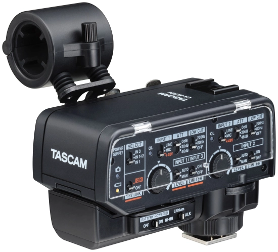 Adaptateur XLR/MIC Tascam pour Camera Générique DSLR 