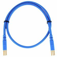 GMK313/30D-BL, Câble patch audio 30 cm bleu Ghielmetti