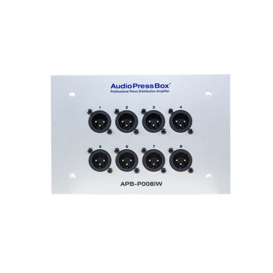 Expander encastrable 2xLink In/2x4 Out XLR, AudioPressBox