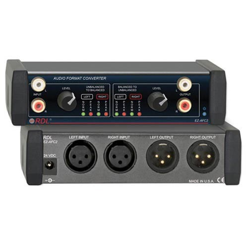 Convertisseur audio bidirectionnelle sym/asym- RDL EZ-AFC2X