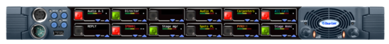 V-Series New IrisX panel 1RU 12 Push XLR4 Clearcom