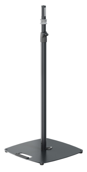 Pied d'enceinte noir avec embase lourde 