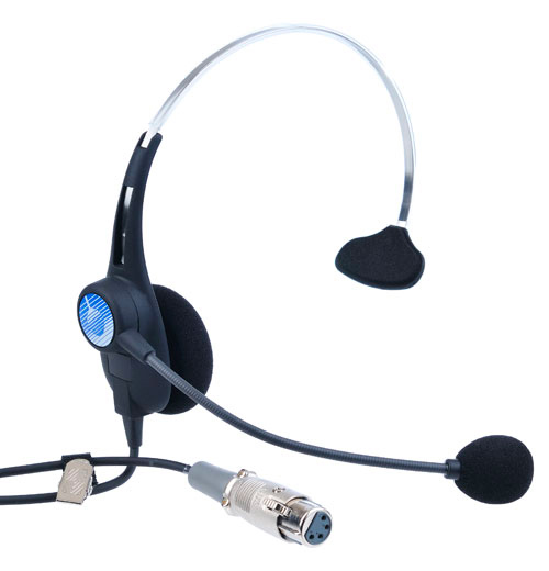 -- Combiné micro/casque léger 1 oreillette - Clear-Com CC-26K-X5M
