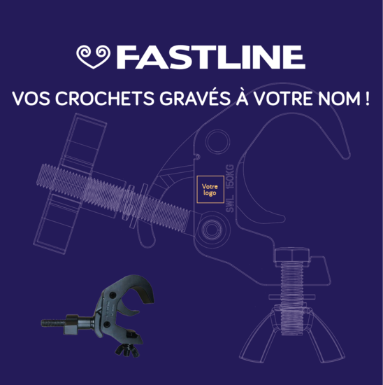 CROCHET NOIR CHARGE NOMINALE 150KG TUBE 38MM A 51MM M12 