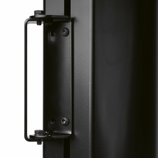 WS-6, Fixation réglable en PAN, pour colonnes «T-Slot» - Noire