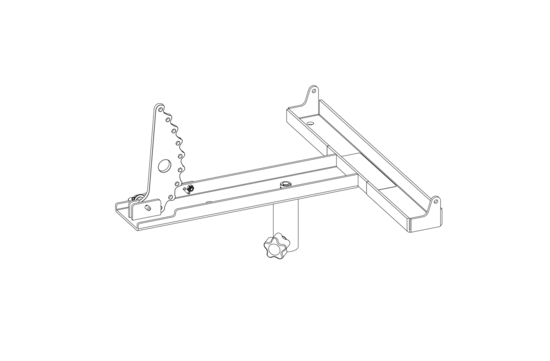 Cadre légé SRX906 pour pied d'enceinte 35mm